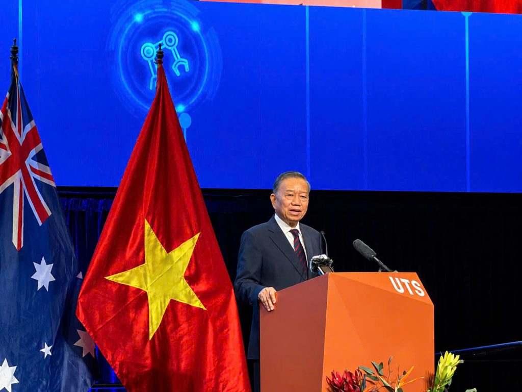 General Secretary and President To Lam delivers remarks at the Vietnam - Australia Tech-Connect Forum 2026