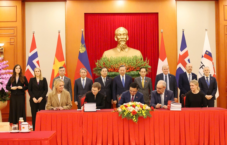 Representatives of the EFTA member states officially signed the Vietnam–EFTA Free Trade Agreement (VEFTA).